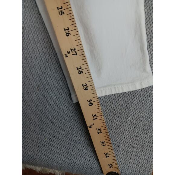 Calvin Klein Jeans Womens 29X30 Miami White Mid Rise Skinny Casual Beach - Picture 14 of 15